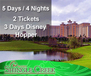 Disney World Hopper Vacations at Shingle Creek Resort